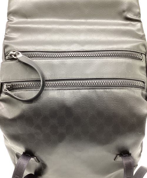 GUCCI（グッチ）GUCCI (グッチ) マットクリスタルGG バックパック ブラックの古着・服飾アイテム