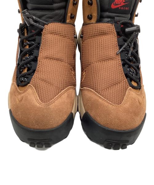 NIKE（ナイキ）NIKE (ナイキ) sacai (サカイ) ハイカットスニーカー ブラウン サイズ:26.5の古着・服飾アイテム