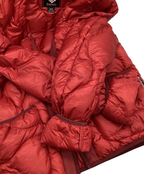 Columbia（コロンビア）Columbia (コロンビア) ライトダウンジャケット レッド サイズ:Mの古着・服飾アイテム