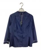 Aquascutumアクアスキュータム）の古着「シャツジャケット」｜ネイビー