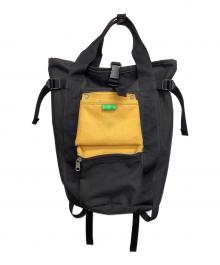 PORTER（ポーター）の古着「バックパック」｜ブラック×イエロー
