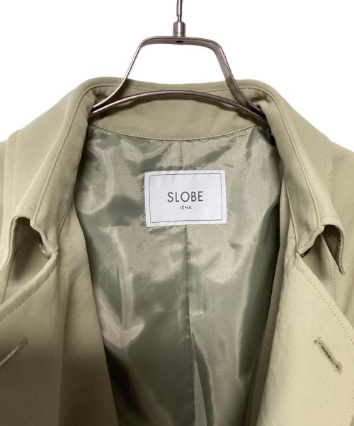 SLOBE IENA（スローブ イエナ）SLOBE IENA (スローブ イエナ) ウォッシャブルニュアンスコート グリーン サイズ:36の古着・服飾アイテム
