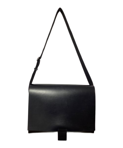 BALLY（バリー）BALLY (バリー) フラップショルダーバッグ ブラックの古着・服飾アイテム