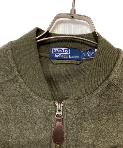 POLO RALPH LAUREN（ポロ・ラルフローレン）POLO RALPH LAUREN (ポロ・ラルフローレン) MA-1ジャケット カーキ サイズ:Sの古着・服飾アイテム