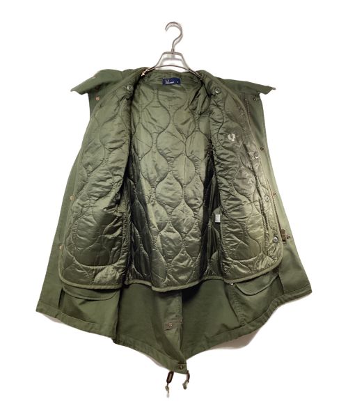FRED PERRY（フレッドペリー）FRED PERRY (フレッドペリー) FISHTAIL PARKA カーキ サイズ:XSの古着・服飾アイテム