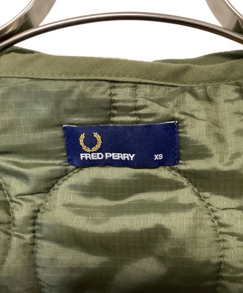 FRED PERRY（フレッドペリー）FRED PERRY (フレッドペリー) FISHTAIL PARKA カーキ サイズ:XSの古着・服飾アイテム