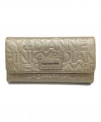 Pinky & Dianneピンキーアンドダイアン）の古着「長財布」｜ゴールド