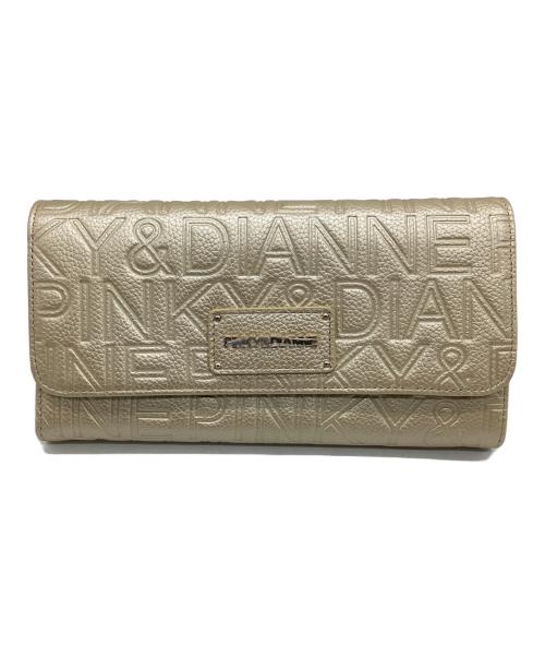 Pinky & Dianne（ピンキーアンドダイアン）Pinky & Dianne (ピンキーアンドダイアン) 長財布 ゴールド 未使用品の古着・服飾アイテム