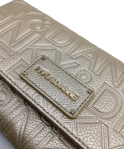 Pinky & Dianne（ピンキーアンドダイアン）Pinky & Dianne (ピンキーアンドダイアン) 長財布 ゴールド 未使用品の古着・服飾アイテム