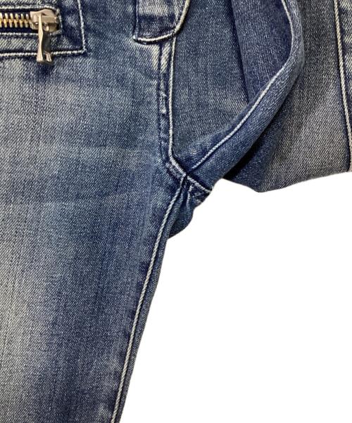 BALMAIN（バルマン）BALMAIN (バルマン) スキニーデニムパンツ ブルー サイズ:36の古着・服飾アイテム