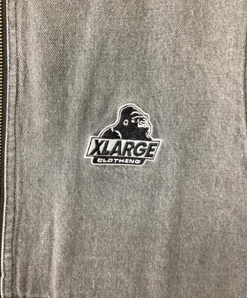 X-LARGE（エクストララージ）X-LARGE (エクストララージ) ジップベスト グレー サイズ:SIZE Lの古着・服飾アイテム