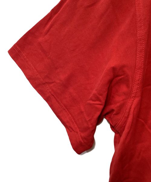 BURBERRY（バーバリー）BURBERRY (バーバリー) 半袖Tシャツ レッド サイズ:SIZE Mの古着・服飾アイテム