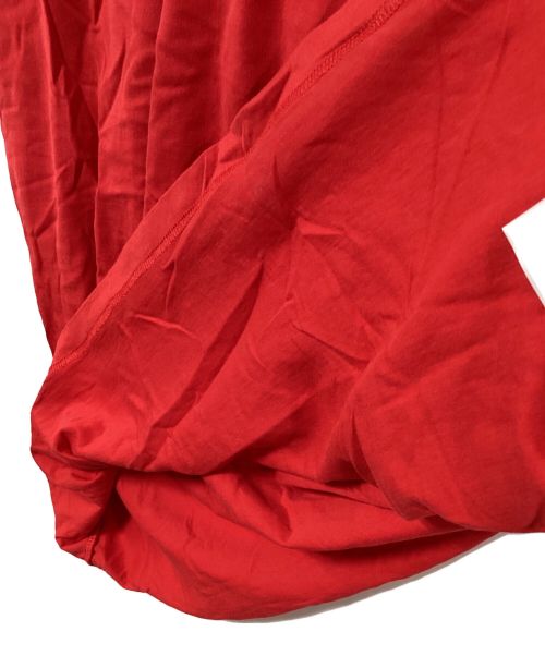 BURBERRY（バーバリー）BURBERRY (バーバリー) 半袖Tシャツ レッド サイズ:SIZE Mの古着・服飾アイテム