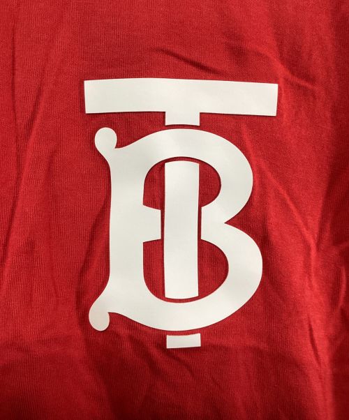 BURBERRY（バーバリー）BURBERRY (バーバリー) 半袖Tシャツ レッド サイズ:SIZE Mの古着・服飾アイテム