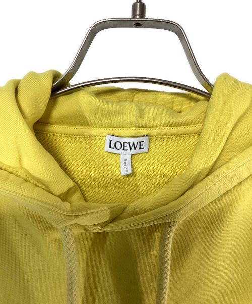 LOEWE（ロエベ）LOEWE (ロエベ) レザーパッチパーカー イエロー サイズ:Sの古着・服飾アイテム