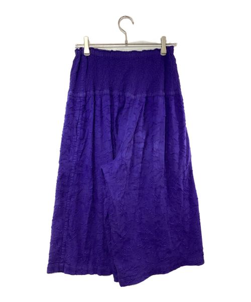 ISSEY MIYAKE me（イッセイ ミヤケ ミー）ISSEY MIYAKE me (イッセイ ミヤケ ミー) ワイドパンツ パープル サイズ:不明の古着・服飾アイテム