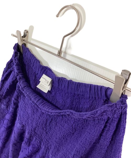 ISSEY MIYAKE me（イッセイ ミヤケ ミー）ISSEY MIYAKE me (イッセイ ミヤケ ミー) ワイドパンツ パープル サイズ:不明の古着・服飾アイテム