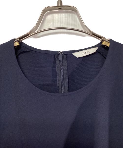 CLANE（クラネ）CLANE (クラネ) ランタンスリーブワンピース ネイビー サイズ:SIZE 1の古着・服飾アイテム