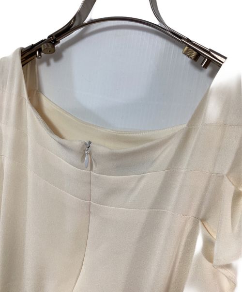 ESCADA（エスカーダ）ESCADA (エスカーダ) ノースリーブワンピース ベージュ×ピンク サイズ:SIZE 34の古着・服飾アイテム