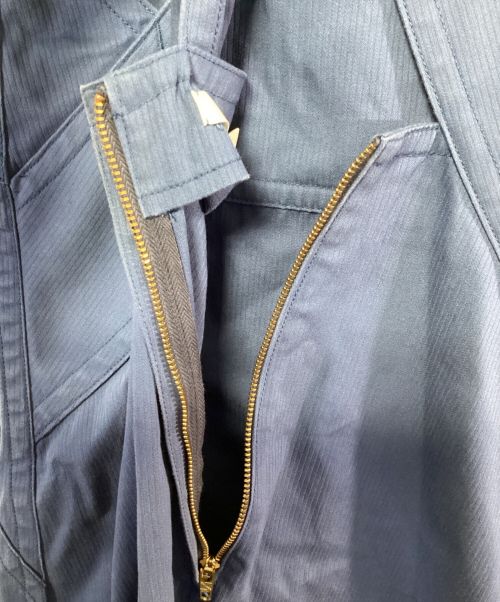 BLAMINK（ブラミンク）BLAMINK (ブラミンク) M CO B/CROSS APRON ライトブルー サイズ:SIZE 38の古着・服飾アイテム