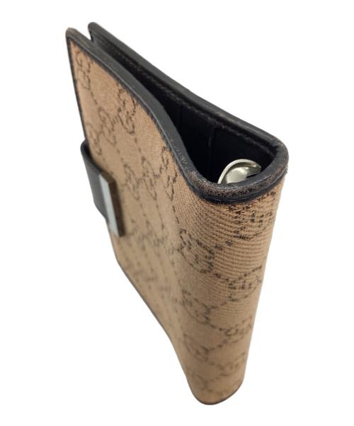 GUCCI（グッチ）GUCCI (グッチ) 手帳カバー ベージュ×ブラックの古着・服飾アイテム