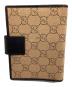 GUCCI (グッチ) 手帳カバー ベージュ×ブラック：4000円