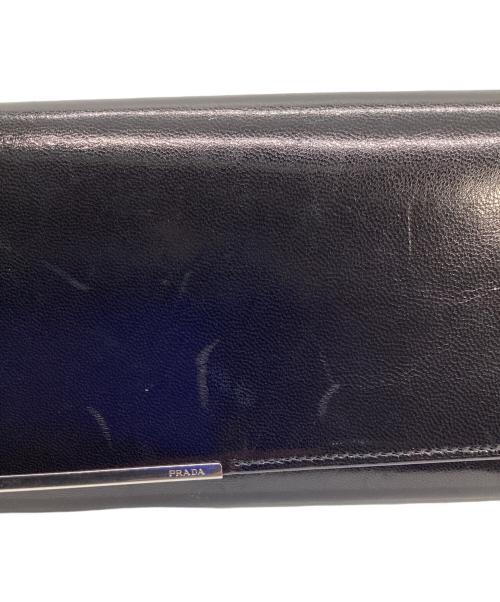 PRADA（プラダ）PRADA (プラダ) 長財布 ブラックの古着・服飾アイテム