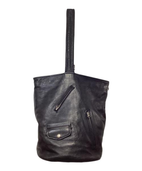 beautiful people（ビューティフルピープル）beautiful people (ビューティフルピープル) ライダースリバーシブルトート ブラックの古着・服飾アイテム