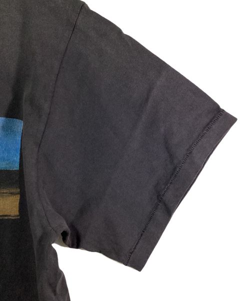 SAINT MICHAEL（セントマイケル）SAINT MICHAEL (セントマイケル) ヴィンテージ加工SKYプリントTシャツ ブラック サイズ:XLの古着・服飾アイテム