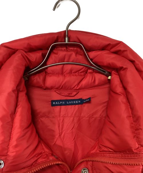 RALPH LAUREN（ラルフローレン）RALPH LAUREN (ラルフローレン) ダウンジャケット レッド サイズ:sの古着・服飾アイテム