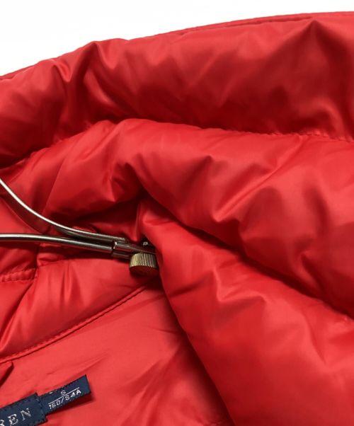 RALPH LAUREN（ラルフローレン）RALPH LAUREN (ラルフローレン) ダウンジャケット レッド サイズ:sの古着・服飾アイテム