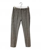 AULA AILAアウラアイラ）の古着「チェックパンツ」｜グレー×ブラック