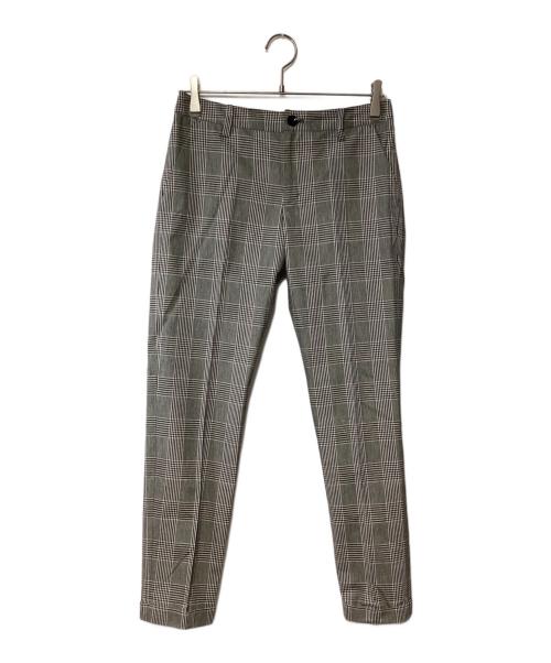 AULA AILA（アウラアイラ）AULA AILA (アウラアイラ) チェックパンツ グレー×ブラック 未使用品の古着・服飾アイテム