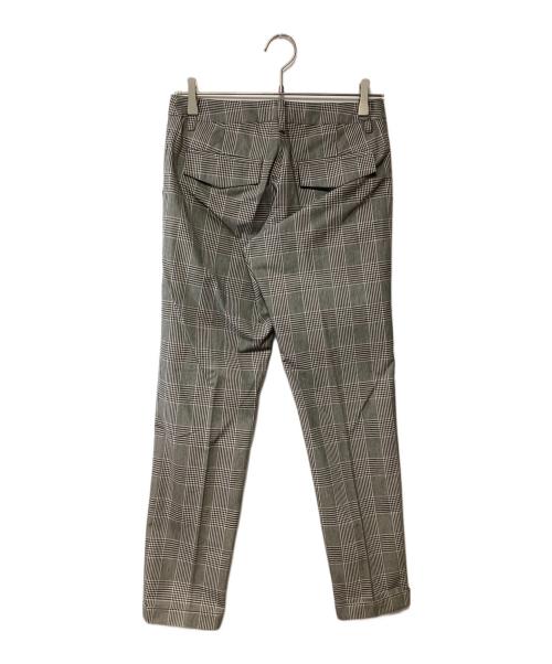AULA AILA（アウラアイラ）AULA AILA (アウラアイラ) チェックパンツ グレー×ブラック 未使用品の古着・服飾アイテム