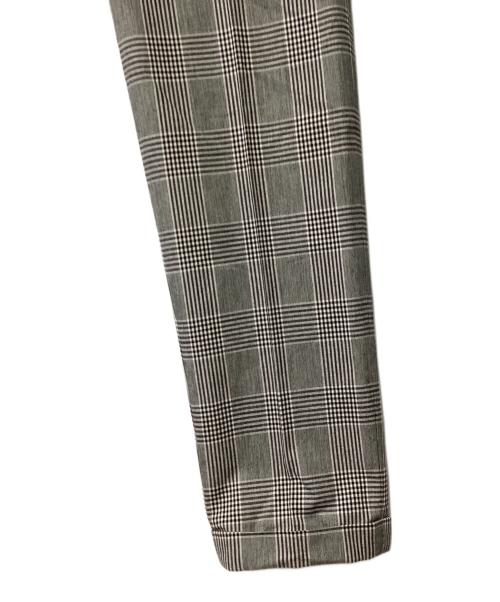 AULA AILA（アウラアイラ）AULA AILA (アウラアイラ) チェックパンツ グレー×ブラック 未使用品の古着・服飾アイテム