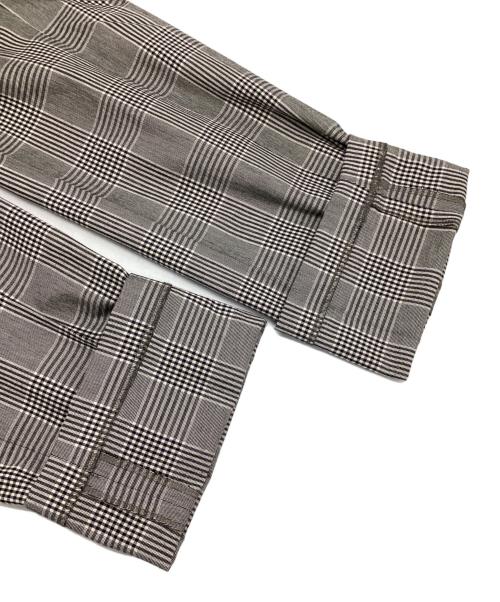 AULA AILA（アウラアイラ）AULA AILA (アウラアイラ) チェックパンツ グレー×ブラック 未使用品の古着・服飾アイテム