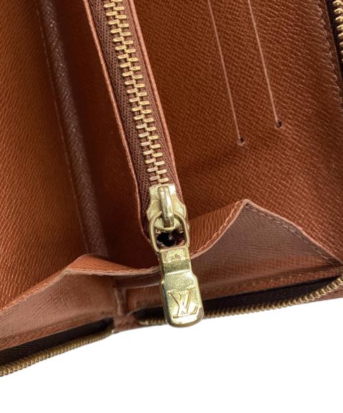 LOUIS VUITTON（ルイ ヴィトン）LOUIS VUITTON (ルイ ヴィトン) ポルトモネ・ジップ ブラウンの古着・服飾アイテム