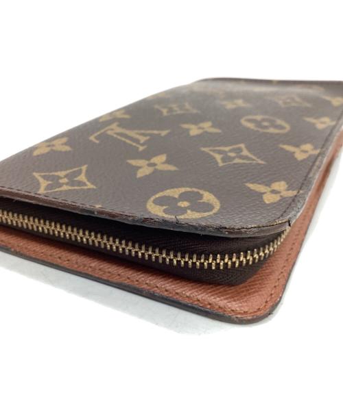LOUIS VUITTON（ルイ ヴィトン）LOUIS VUITTON (ルイ ヴィトン) ポルトモネ・ジップ ブラウンの古着・服飾アイテム