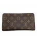 LOUIS VUITTON (ルイ ヴィトン) ポルトモネ・ジップ ブラウン：17000円