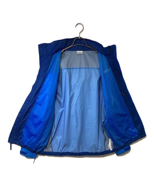 Columbia（コロンビア）Columbia (コロンビア) ナイロンパーカー ブルー×ネイビー サイズ:Mの古着・服飾アイテム