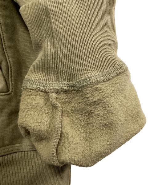 stussy（ステューシー）stussy (ステューシー) OVERDYED STOCK LOGO MOCK HALF ZIP カーキ サイズ:SIZE Mの古着・服飾アイテム