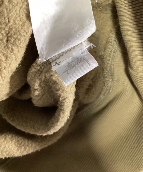 stussy（ステューシー）stussy (ステューシー) OVERDYED STOCK LOGO MOCK HALF ZIP カーキ サイズ:SIZE Mの古着・服飾アイテム