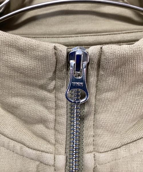 stussy（ステューシー）stussy (ステューシー) OVERDYED STOCK LOGO MOCK HALF ZIP カーキ サイズ:SIZE Mの古着・服飾アイテム