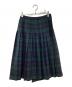 O'NEIL OF DUBLIN (オニールオブダブリン) スカート ネイビー×グリーン サイズ:I 42：5000円