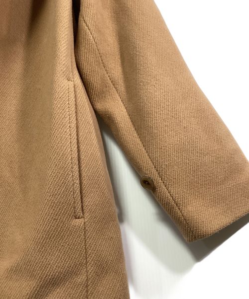 STEVEN ALAN（スティーブンアラン）STEVEN ALAN (スティーブンアラン) PILE MELTON HOOD COAT キャメル サイズ:SIZE Sの古着・服飾アイテム