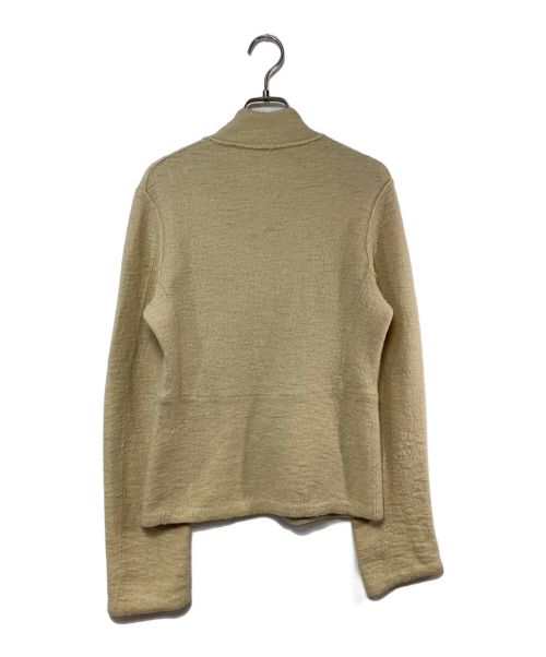 45R（フォーティファイブ・アール）45R (フォーティーファイブアール) ニットジャケット ベージュ サイズ:SIZE 01の古着・服飾アイテム