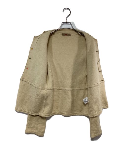 45R（フォーティファイブ・アール）45R (フォーティーファイブアール) ニットジャケット ベージュ サイズ:SIZE 01の古着・服飾アイテム
