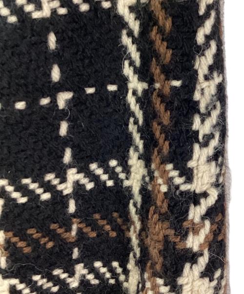 SHIPS（シップス）SHIPS (シップス) john branigan (ジョンブラニガン) ニットスカート ブラック×ブラウン サイズ:Sの古着・服飾アイテム