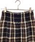 中古・古着 SHIPS (シップス) john branigan (ジョンブラニガン) ニットスカート ブラック×ブラウン サイズ:S：4000円
