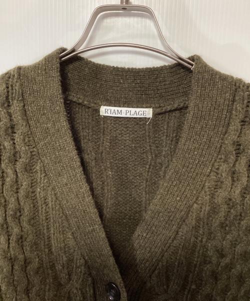 RIAM-PLAGE（リアムプラージュ）RIAM-PLAGE (リアムプラージュ) ニットカーディガン グリーン サイズ:なしの古着・服飾アイテム